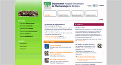 Desktop Screenshot of pharmacologie.u-bordeaux2.fr