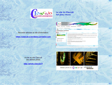 Tablet Screenshot of clascub.u-bordeaux2.fr