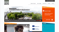 Desktop Screenshot of neurasmus.u-bordeaux2.fr