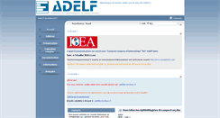 Desktop Screenshot of adelf.isped.u-bordeaux2.fr