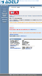 Mobile Screenshot of adelf.isped.u-bordeaux2.fr