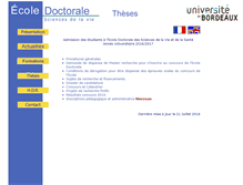 Tablet Screenshot of edsvs.u-bordeaux2.fr
